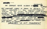 Mel Bochner, 'Notecard (No thought exists...), 1969. melbochner.net