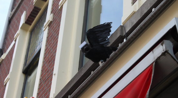 This identity scavenger previously appeared over the streets of Amsterdam.