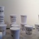 Eva Melas - Coffee Cup Installation, detail